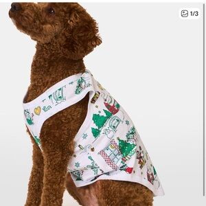 NWOT Roller Rabbit snow village dog pajamas size L